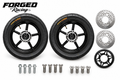12" Mini E-Moto Supermoto Wheelset Kit – Yozma, Tuttio, Razor & ETM RTR